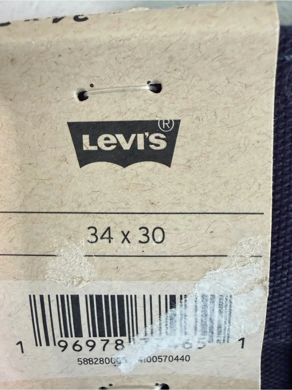 Levi's 511 Slim Workwear Utility Cargo Stretch Navy Blue Men’s Pants Size 34x30